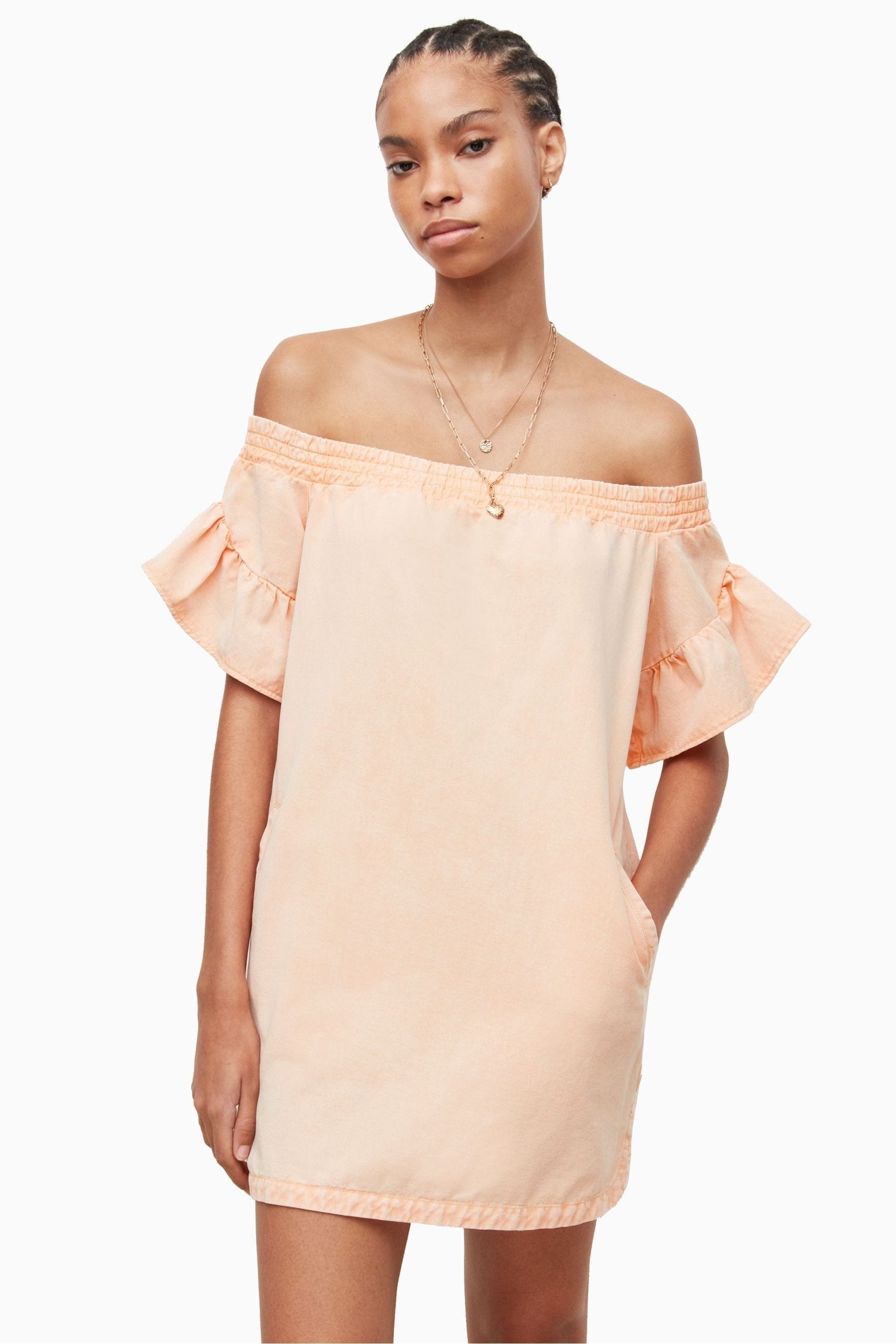 All saints adela dress best sale