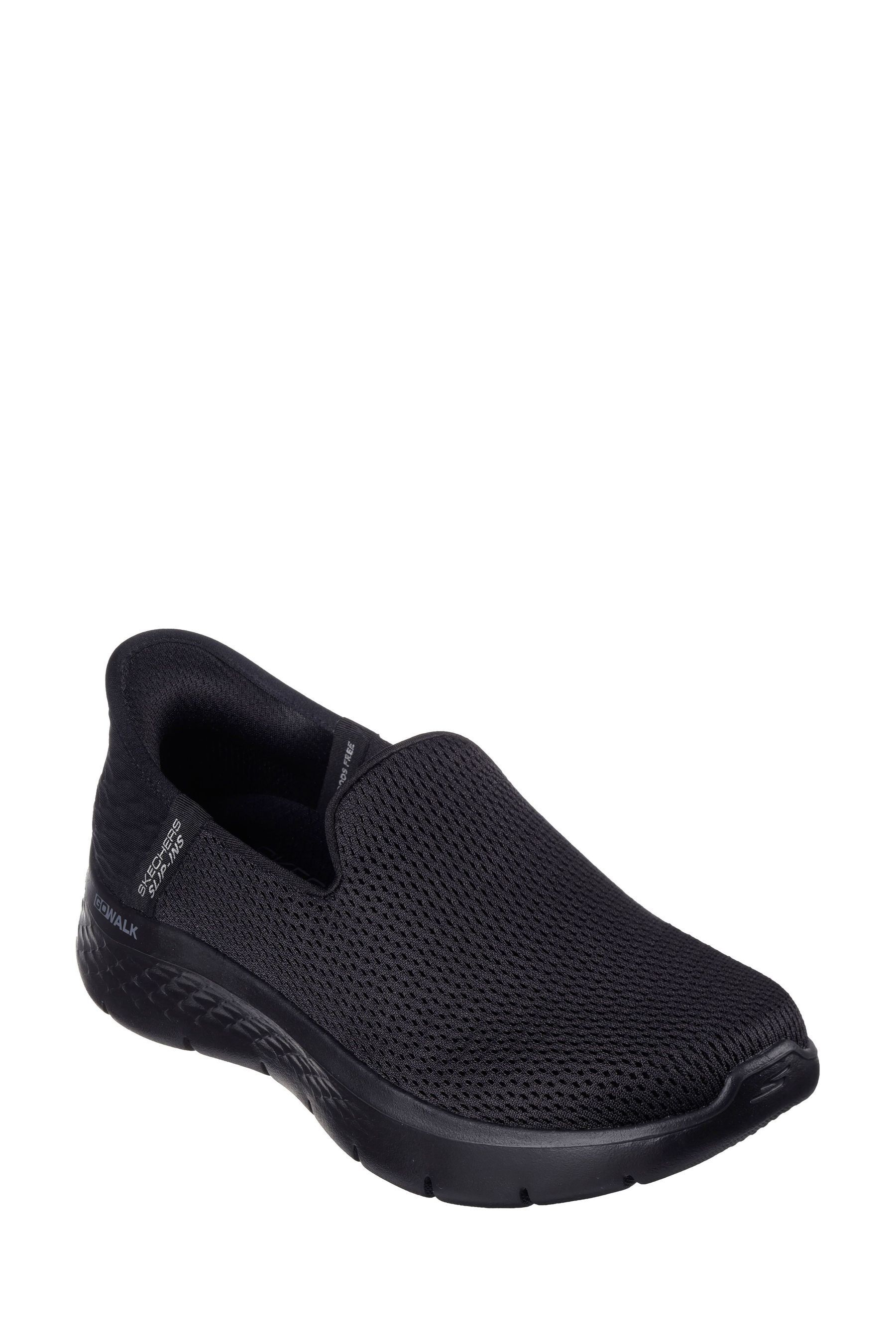 Skechers go walk crochet slip on trainer hot sale