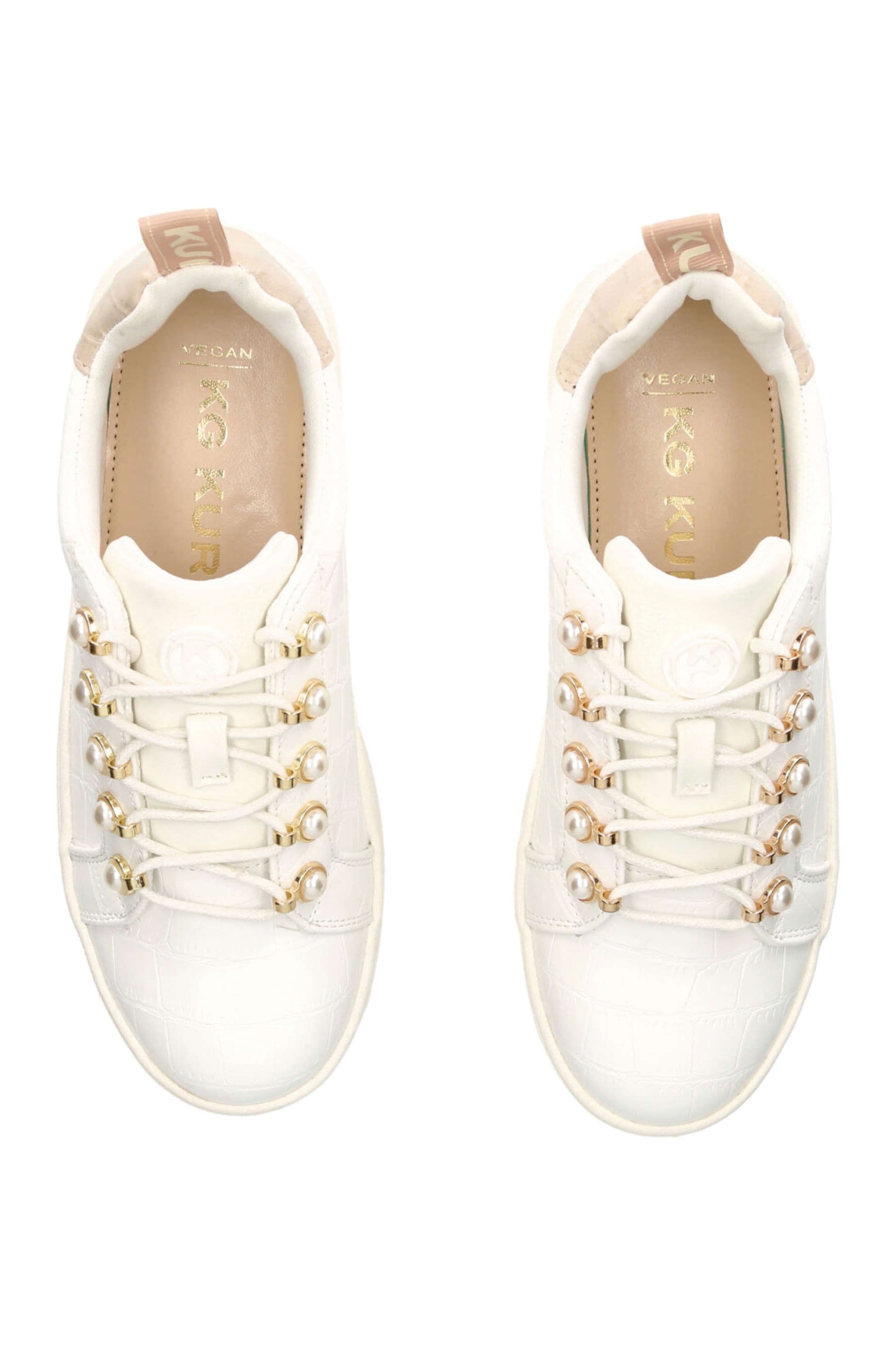 Mens kurt geiger white new arrivals trainers