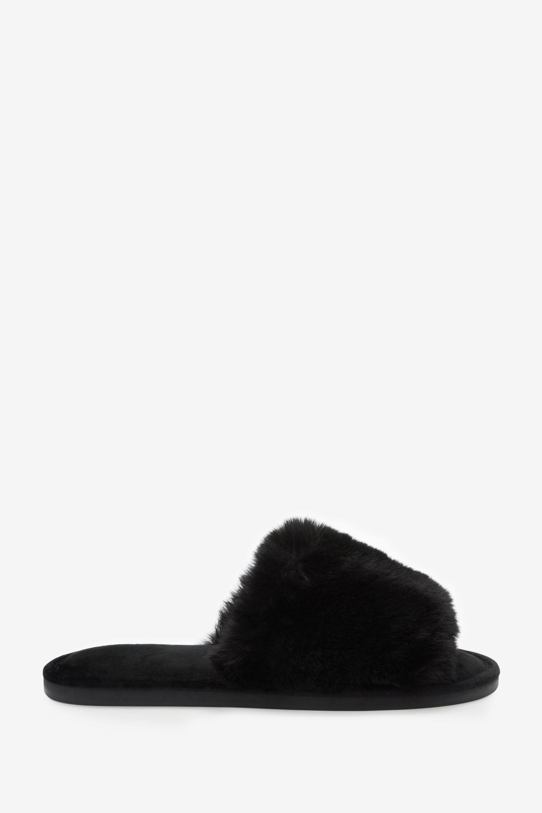 Vans best sale fur slides