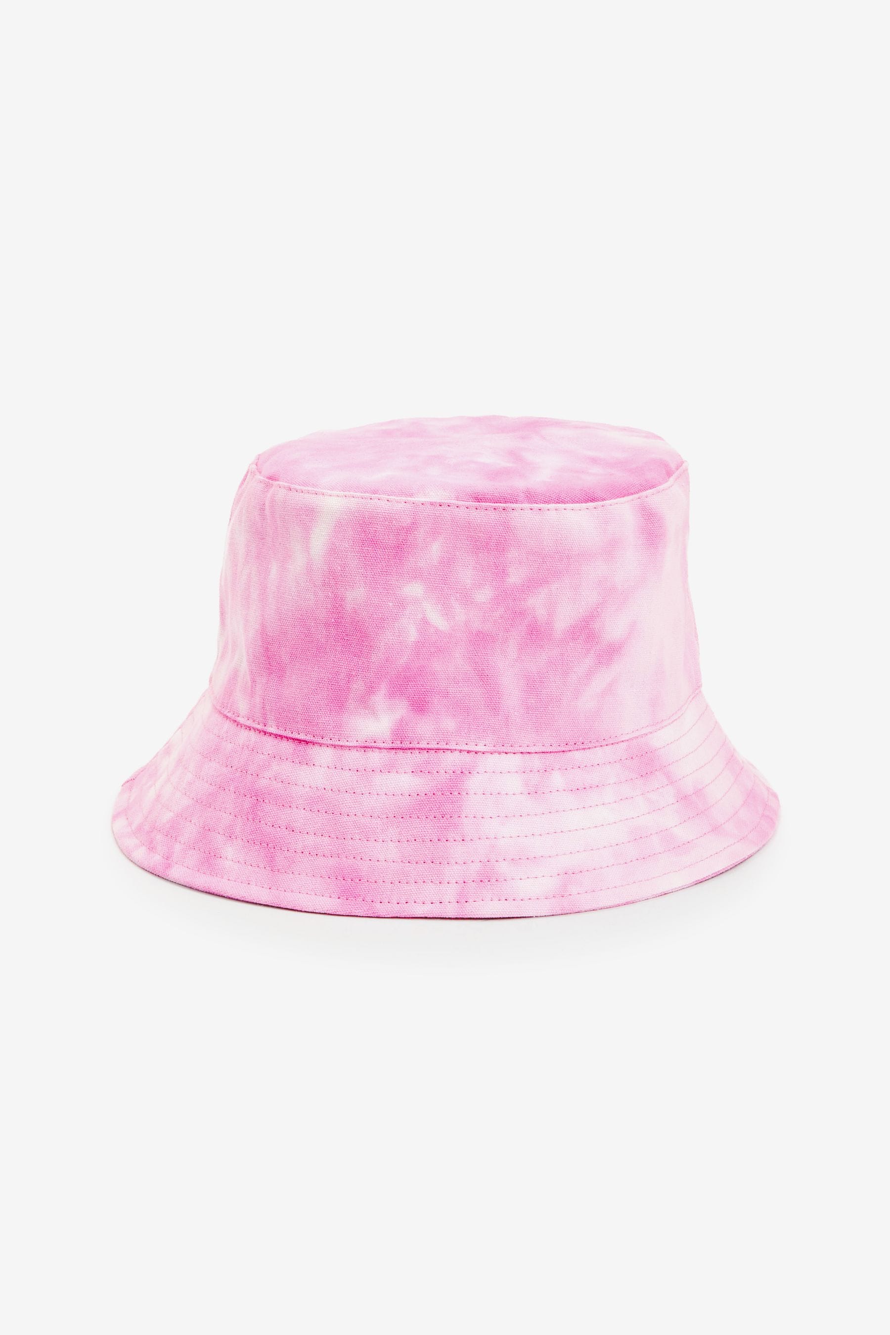 Pink tie dye bucket hat best sale