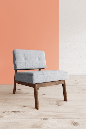 Swoon Soft Wool Light Grey Aron Chair