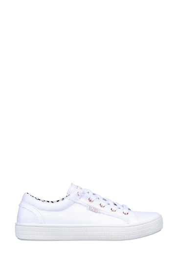 Skechers White Bobs Extra Cute Womens Trainers