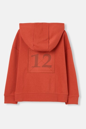 Joules Parkside Orange Hooded Sweatshirt