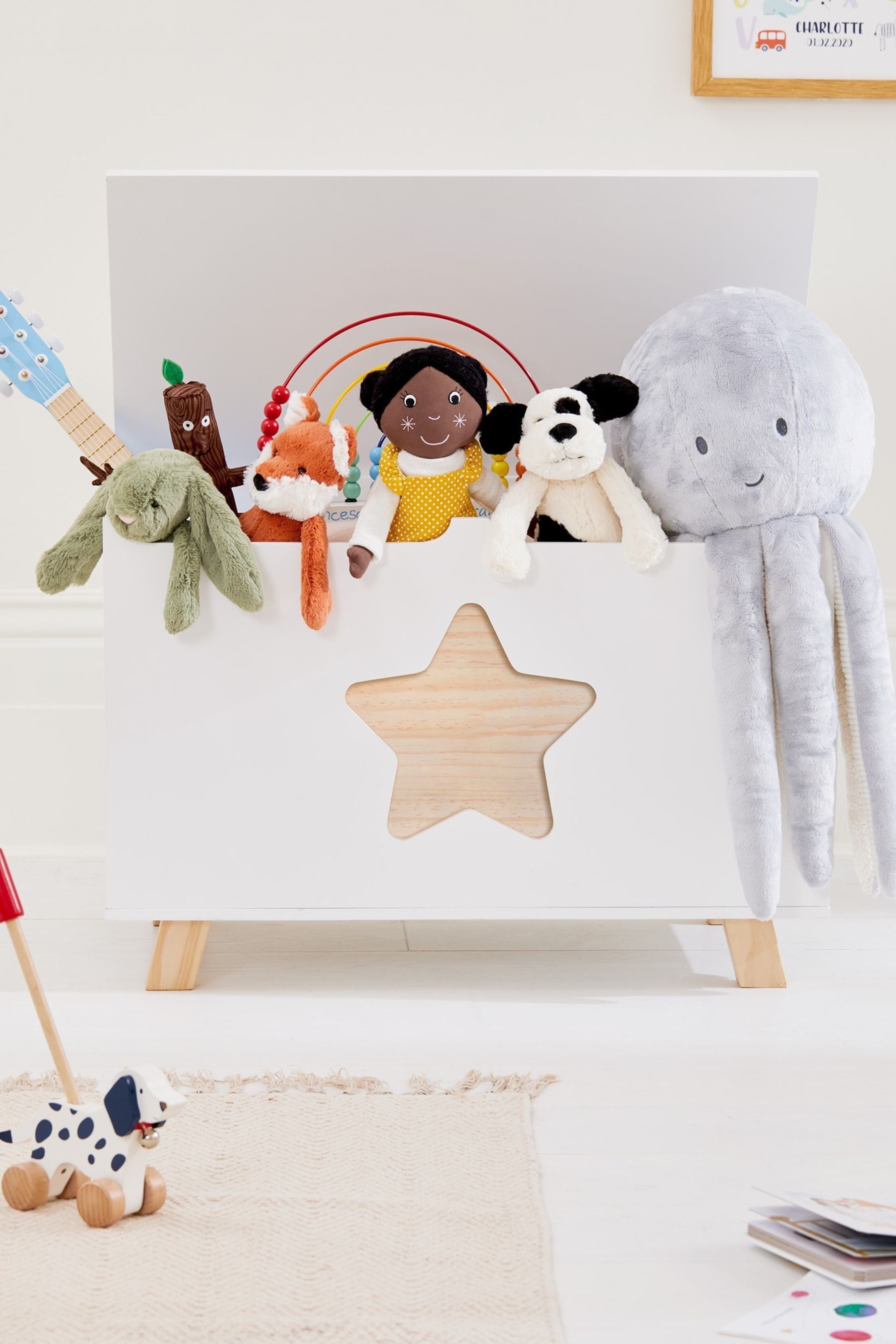 Buy JoJo Maman B b White Star Toy Storage Chest from the Next UK