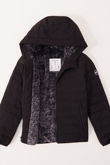 Abercrombie & Fitch Black Cosy Padded Jacket