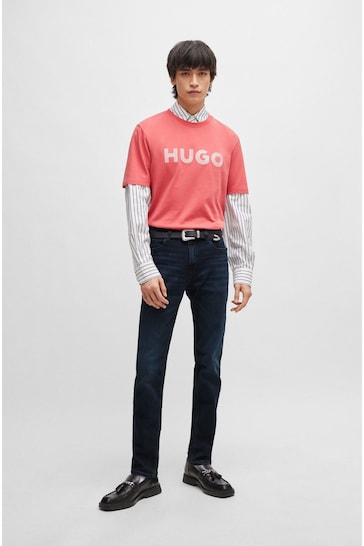 HUGO 708 Slim Fit Comfort Stretch Denim Jeans