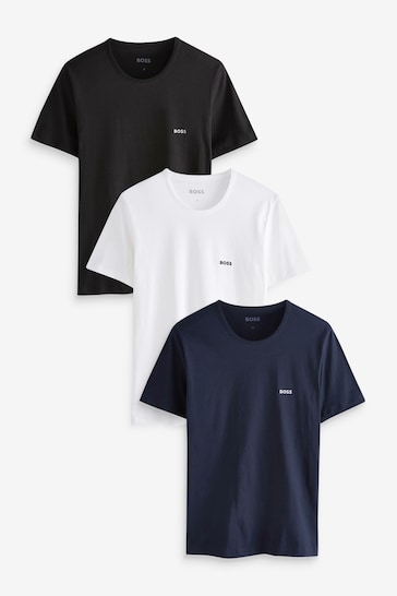 BOSS Black/White/Navy Classic T-Shirts 3 Pack