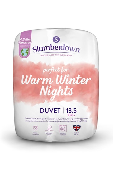 Slumberdown Warm Winter Nights Soft  Cosy White Duvet