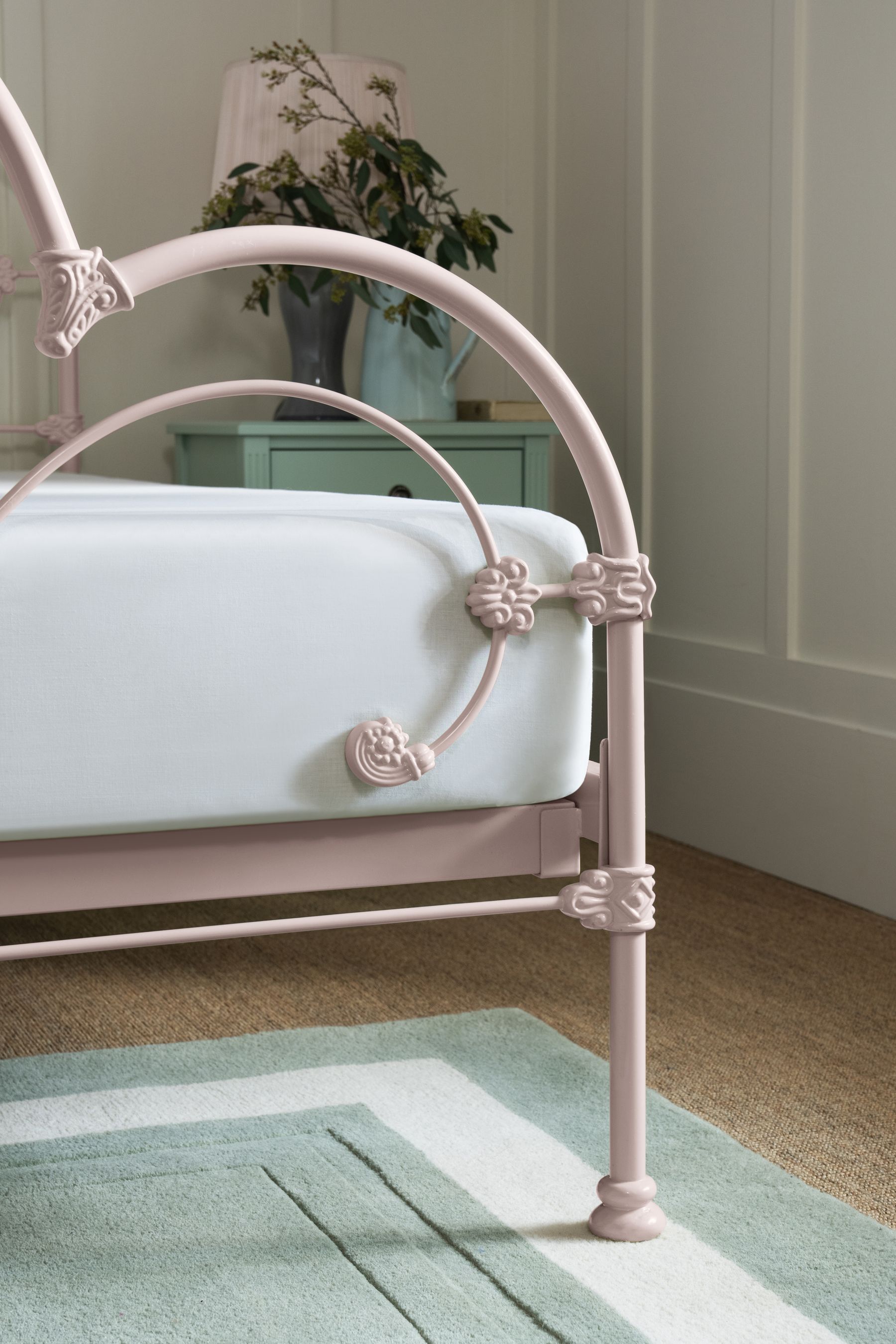 Laura Ashley Blush Somerset Metal Bed Frame