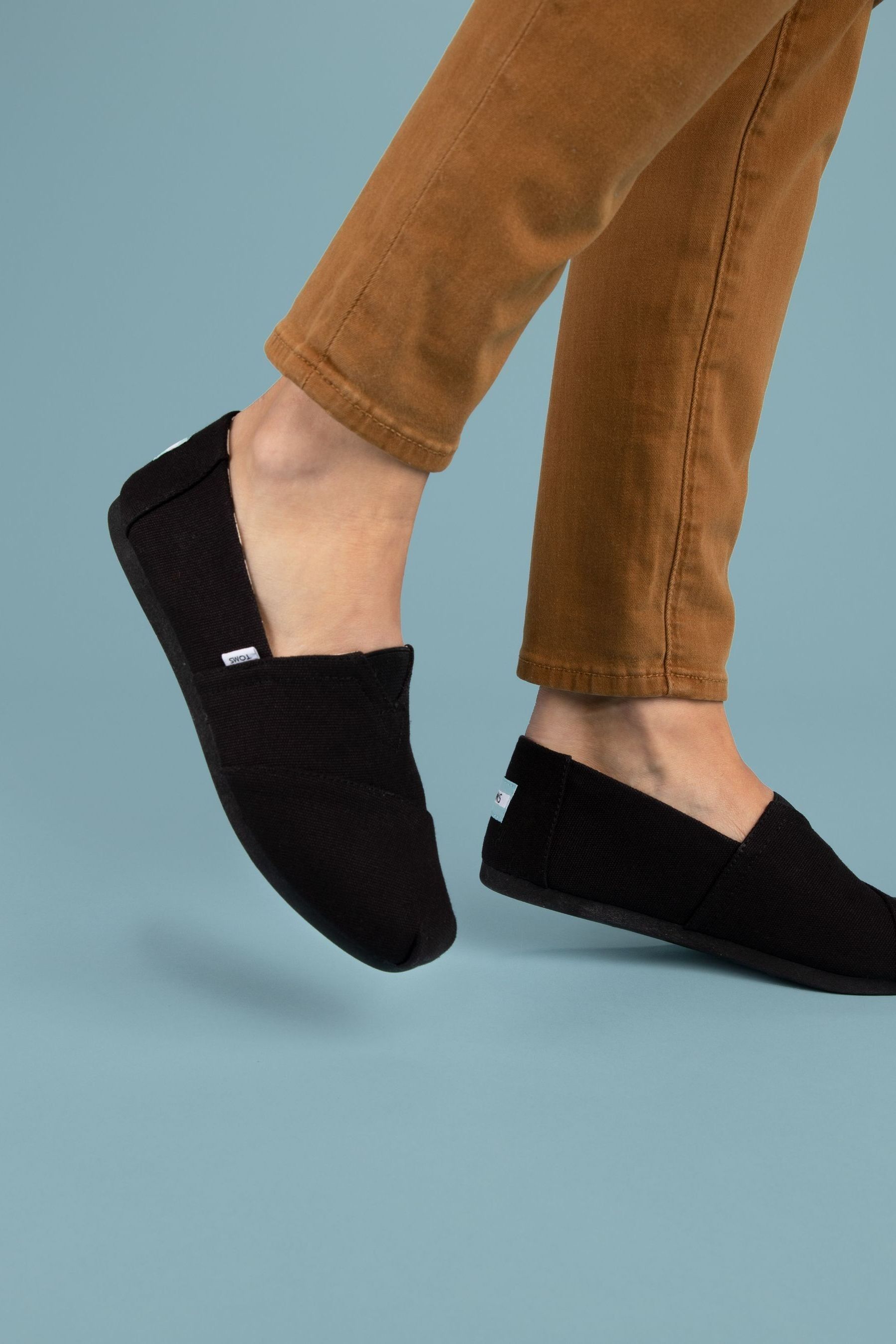 Buy TOMS Alpargata Black Shoes from the Next UK online shop
