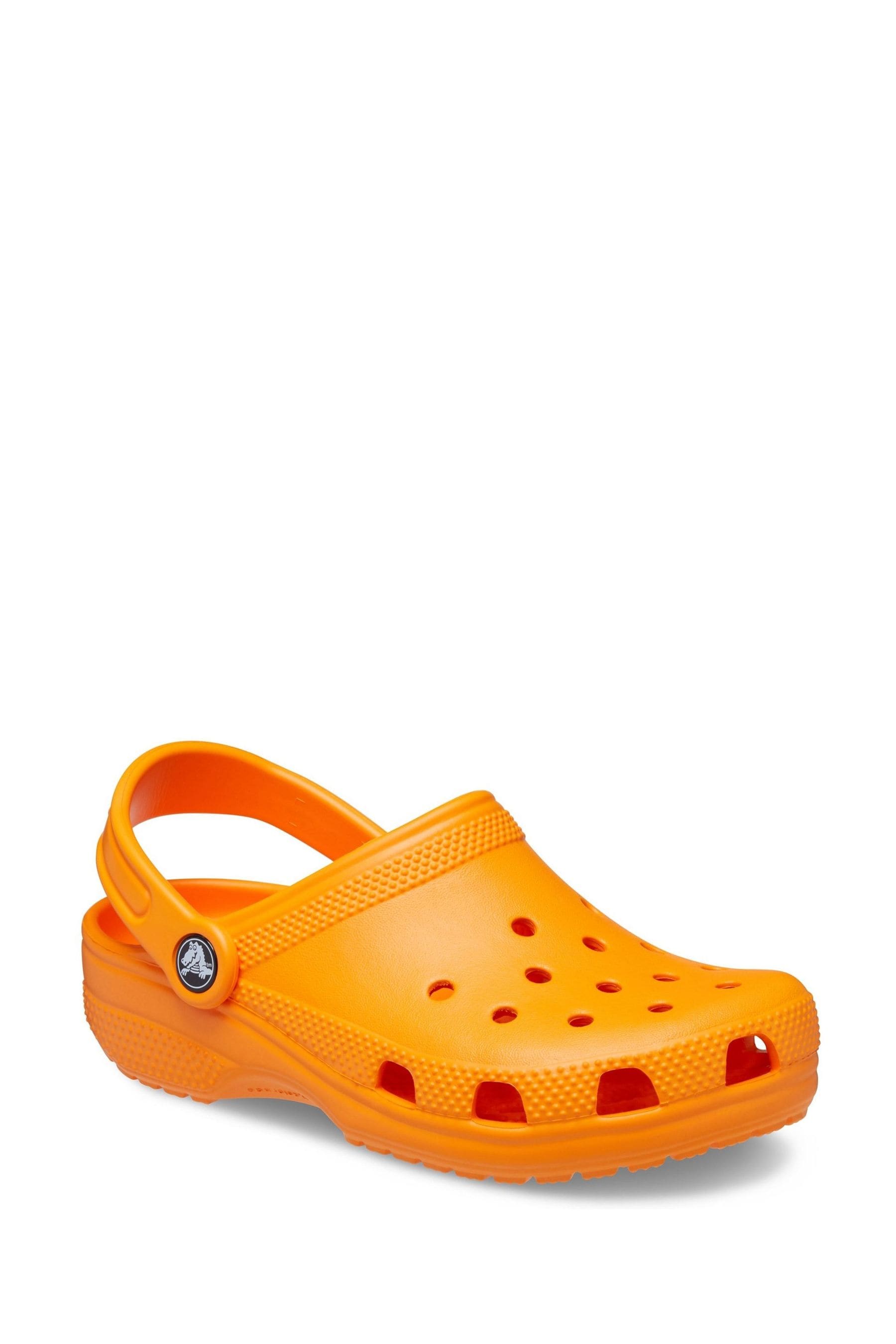 Orange crocs deals with fur