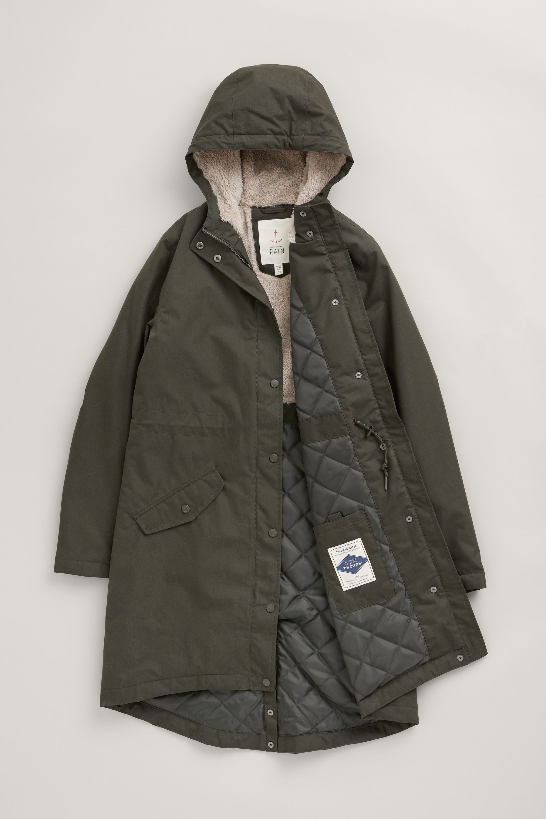Buy Seasalt Cornwall Green Plant Hunter 2 Coat from the Next UK