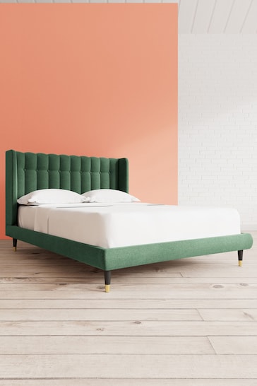 Swoon Smart Wool Hunter Green Kipling Bed