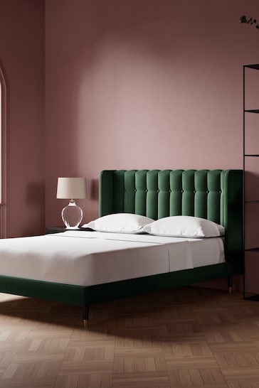 Swoon Smart Wool Hunter Green Kipling Bed