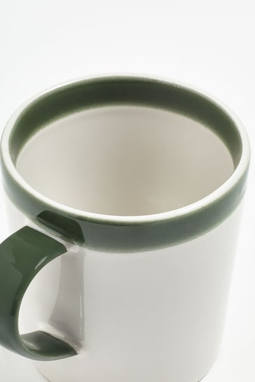 Jasper Conran London Set of 4 Green Abstract Set of 4 Mugs