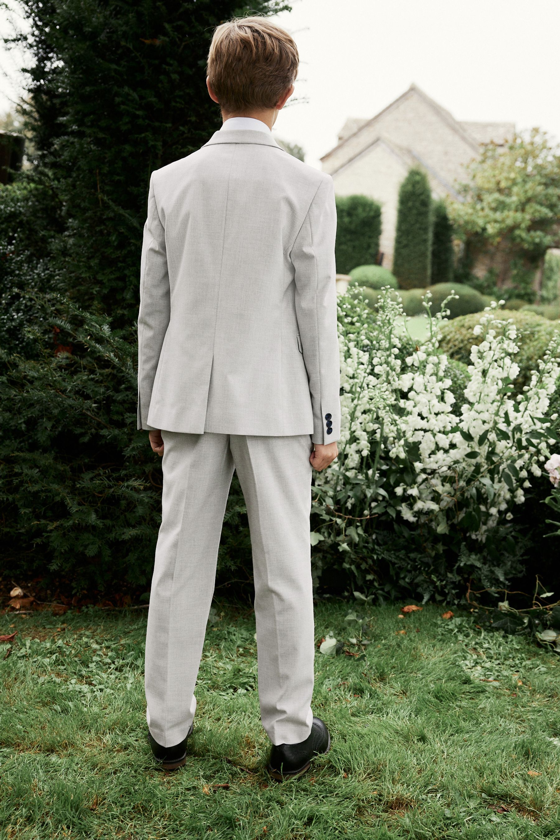 Buy Grey Skinny Fit Suit Trousers 12mths 16yrs from the Next UK