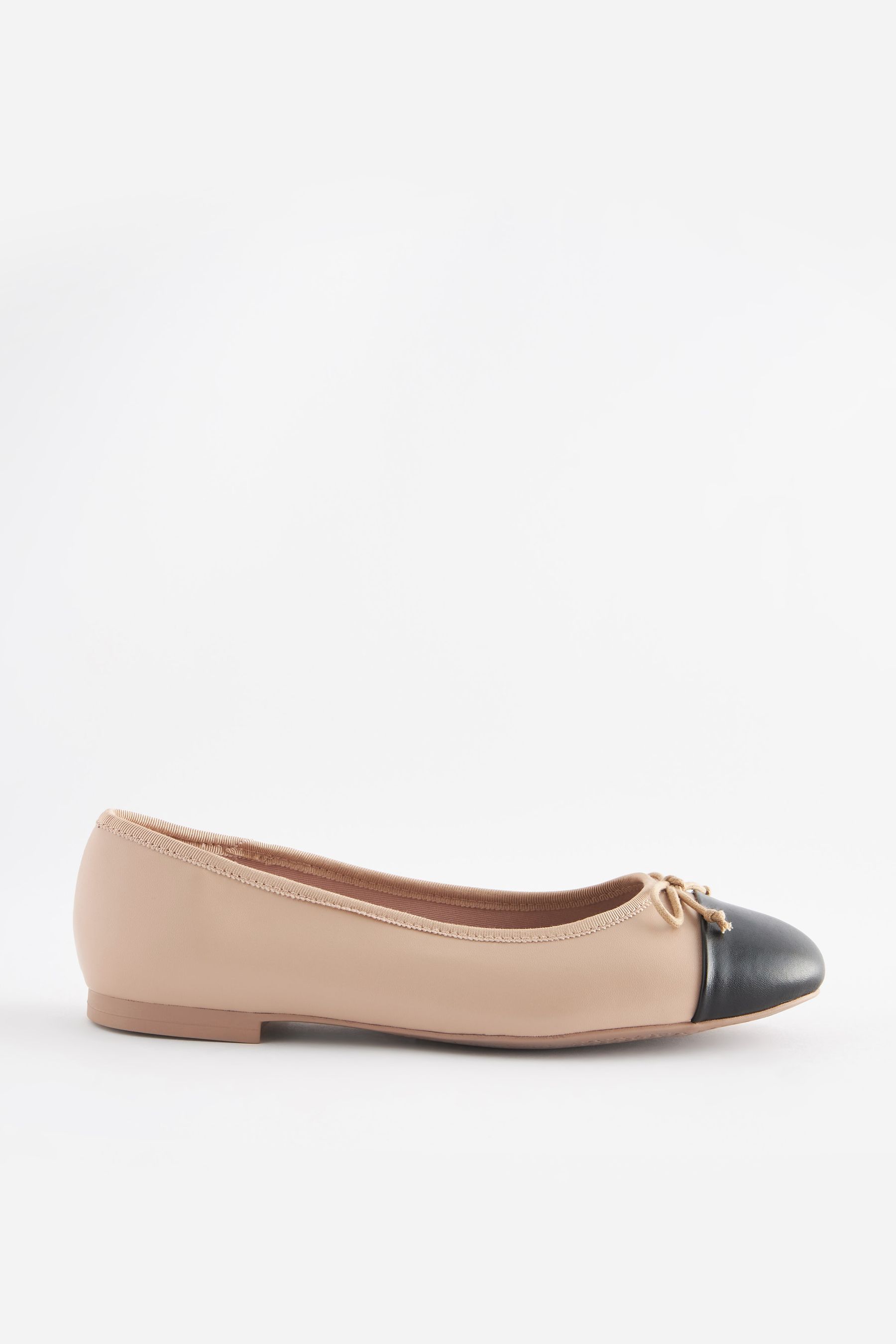 Beige shoes with black hot sale toe