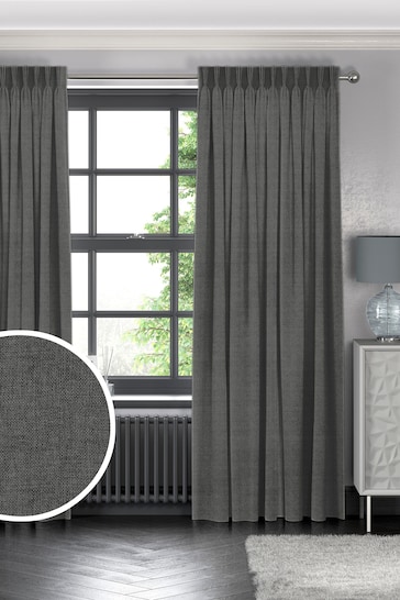 Ash Grey Paso Made To Measure Curtains