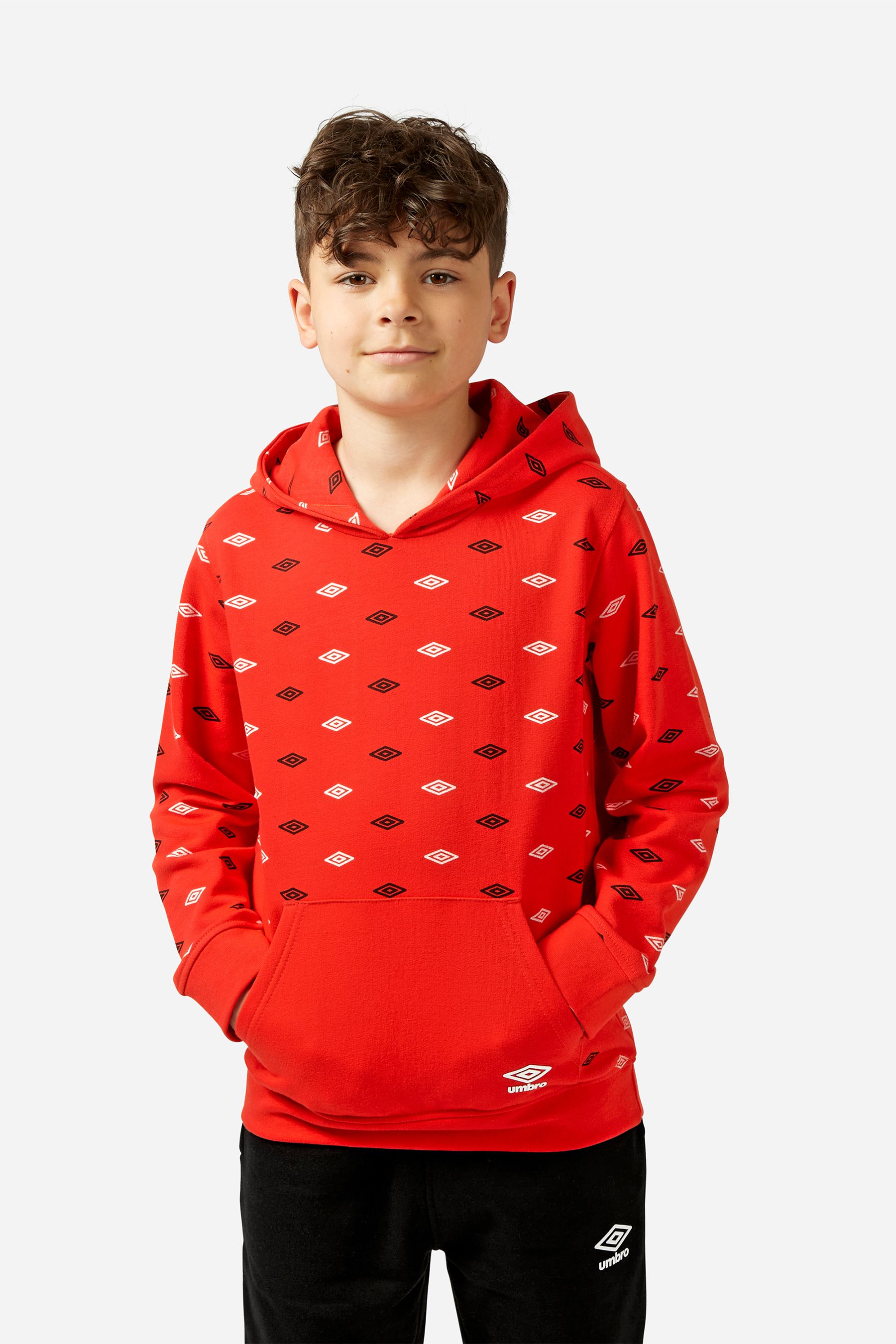 Buy Umbro Red All Over Print Hoodie from the Next UK online shop