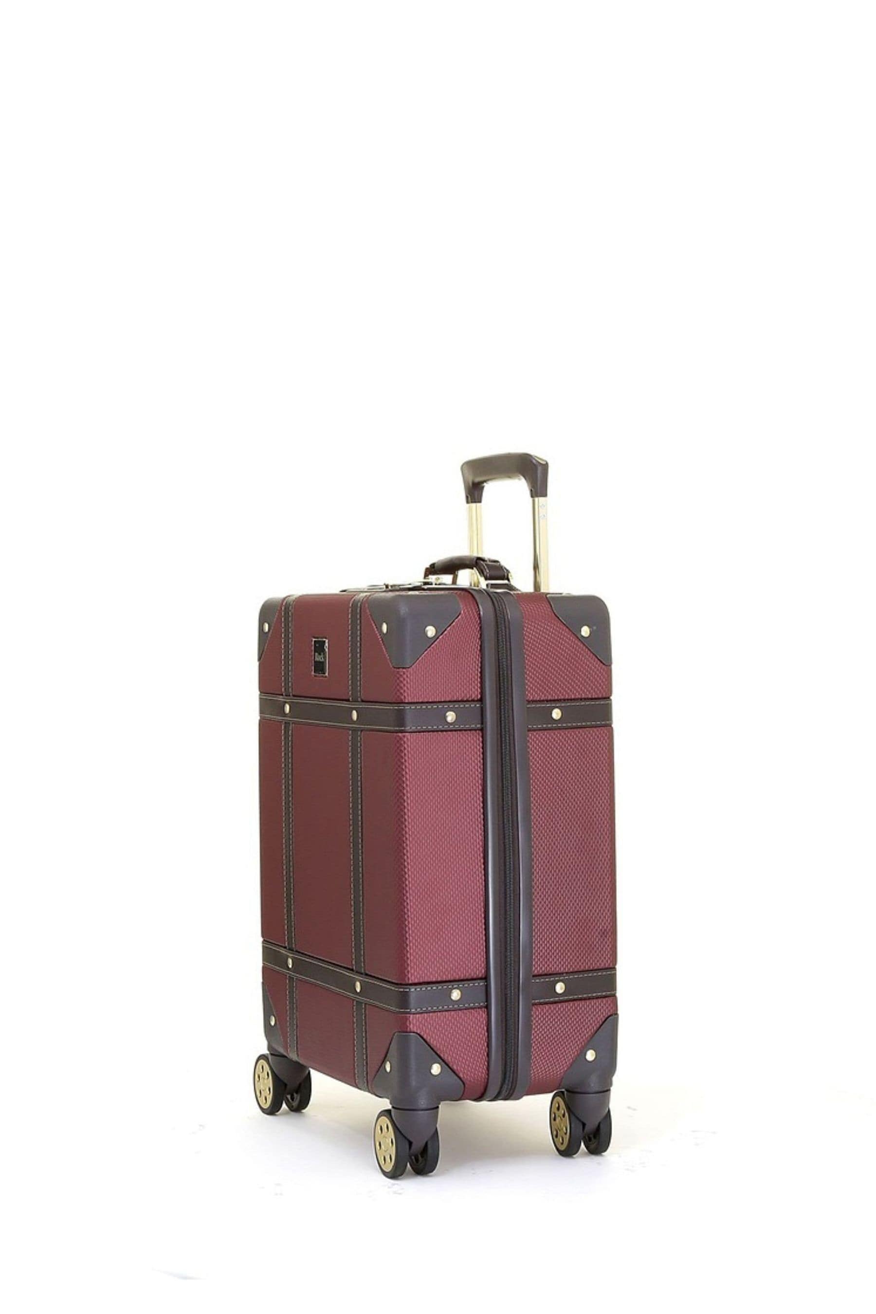 Buy Rock Luggage Pink Vintage Cabin Suitcase from the Next UK online shop