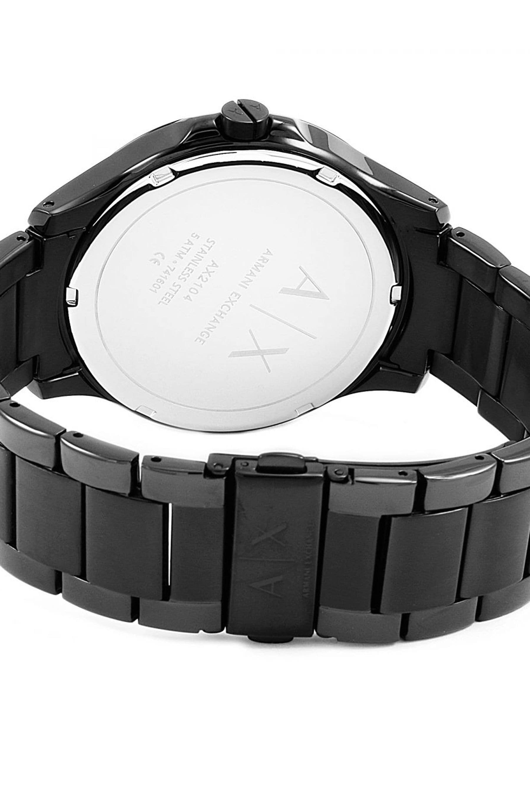 Armani exchange hotsell smart watch black