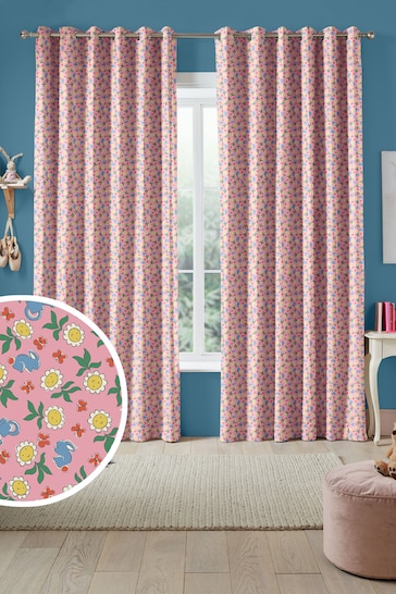Cath Kidston Pink Kids Petal Flower Ditsy Made To Measure Curtains