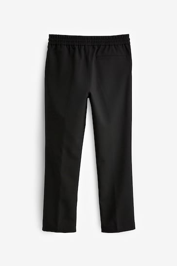 Black Pull-On Suit Trousers (3-16yrs)