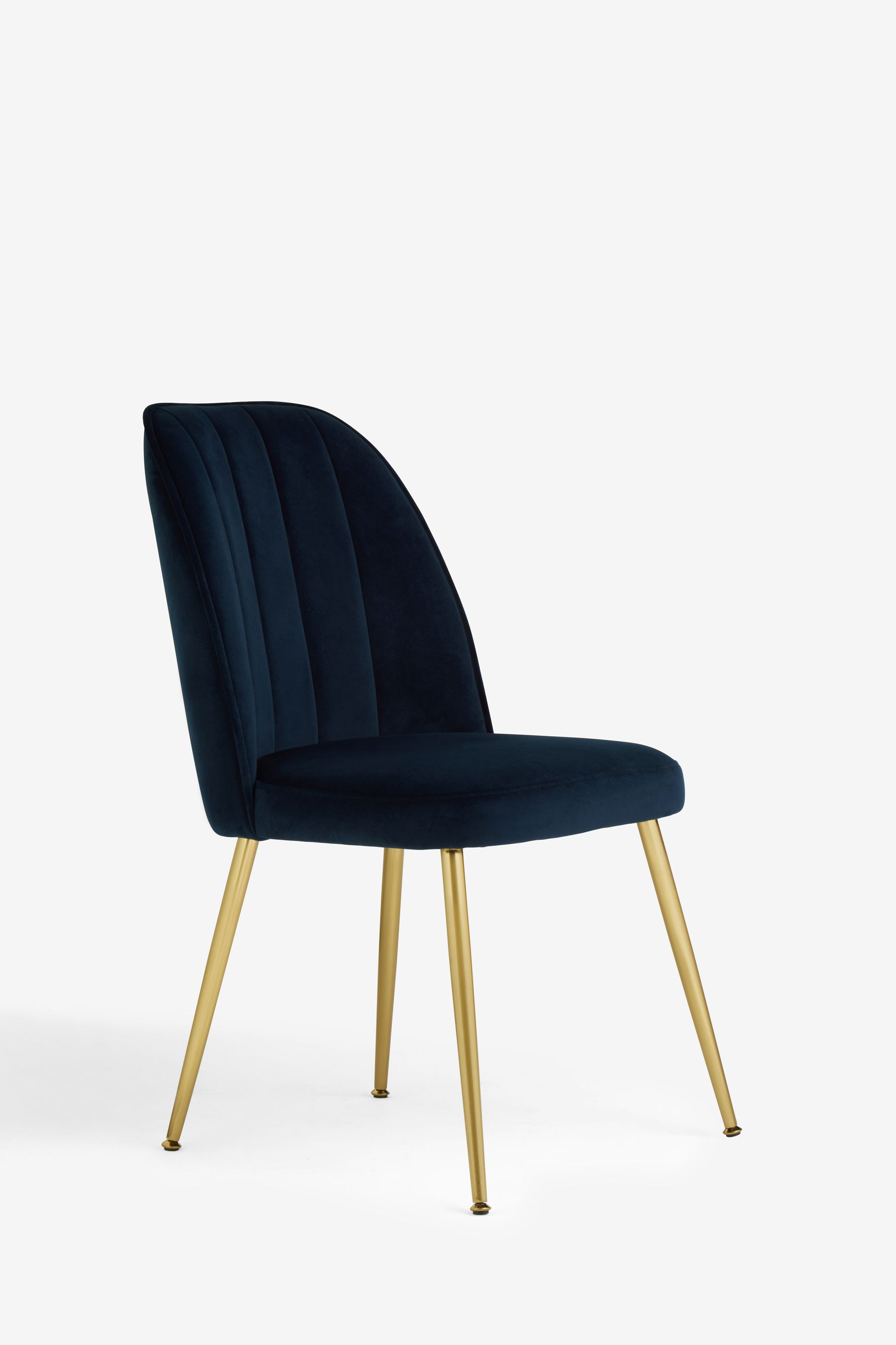 Navy blue and outlet gold dining chairs