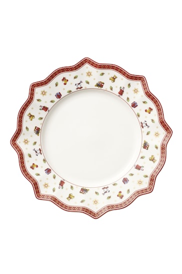 Villeroy and Boch Red Toy's Delight Christmas Dinner Plate