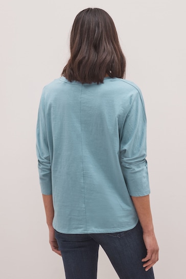 Pale Blue 3/4 Length Sleeve T-Shirt