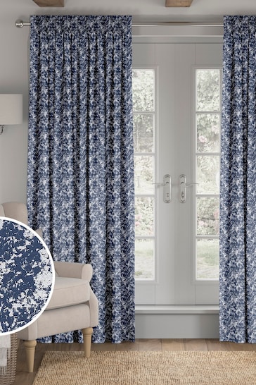 Indigo Evin Made To Measure Curtains