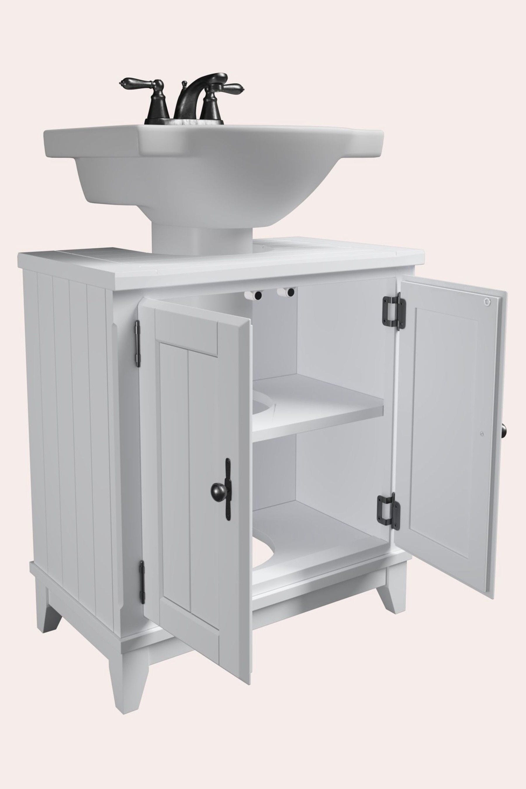 Laura Ashley White Devon Under Sink Cabinet