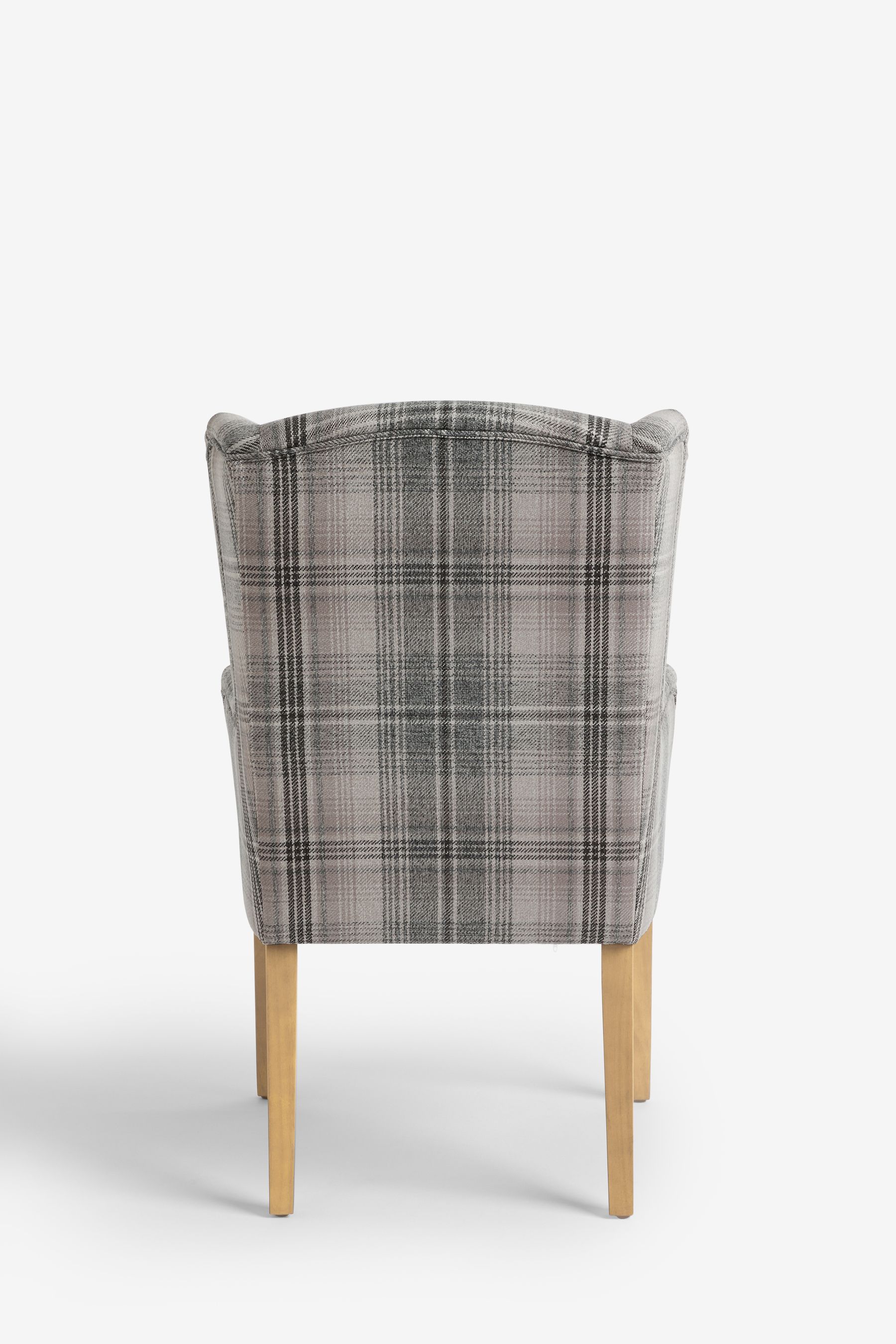 Buy Versatile Check Nevis Grey Sherlock Dining Arm Chair from the