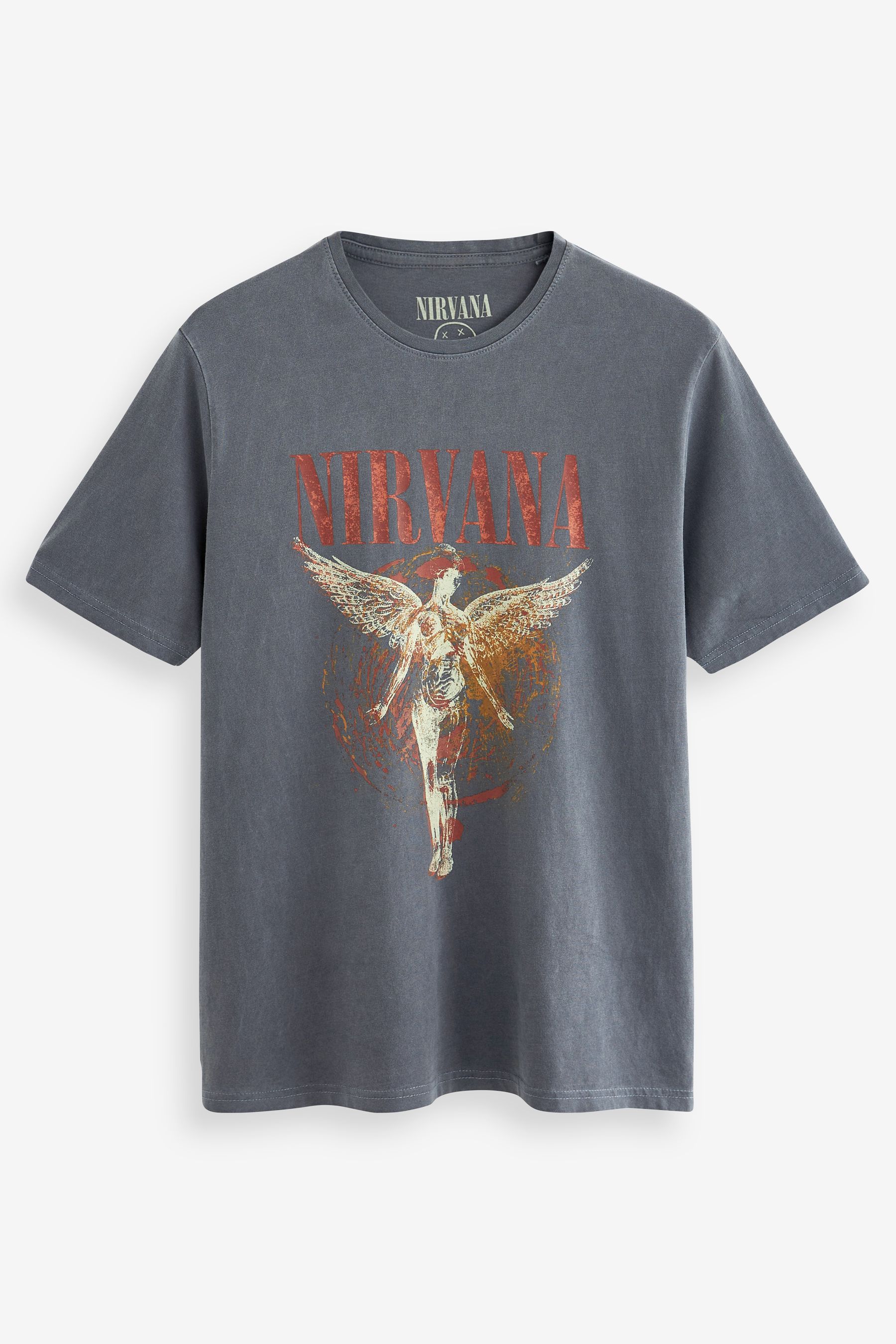 Grey nirvana deals t shirt