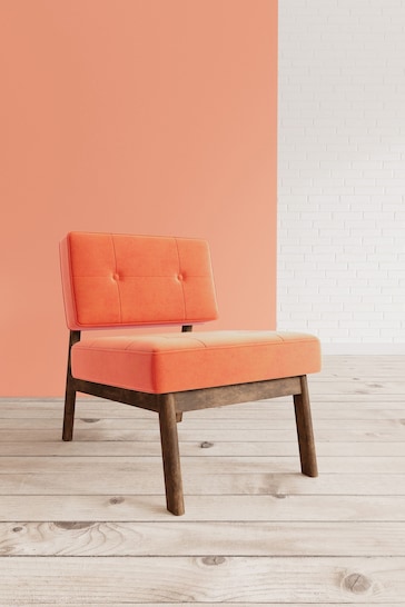 Swoon Easy Velvet Burnt Orange Aron Chair