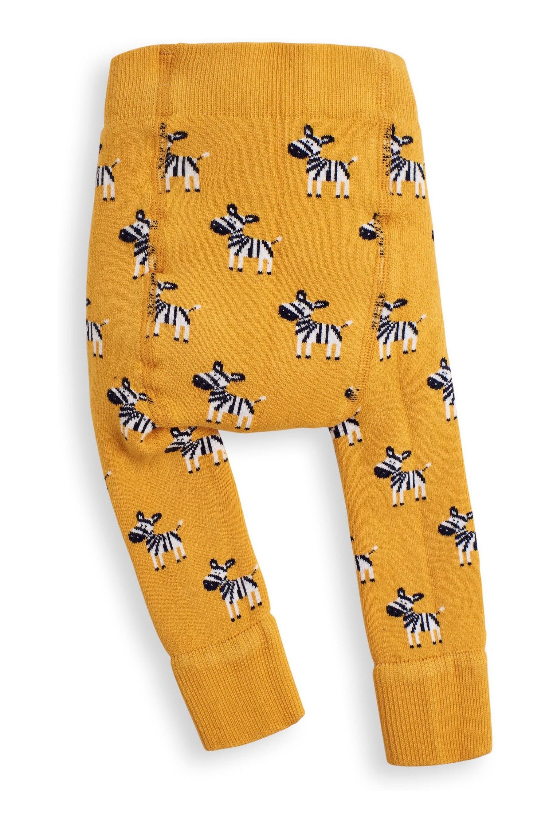 Buy JoJo Maman B b Mustard Yellow Zebra Extra Thick Baby Leggings