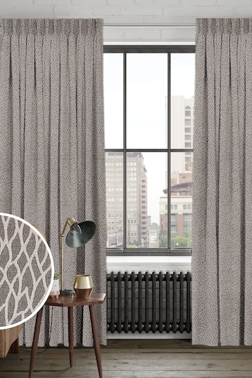 Grey Lulle Made To Measure Curtains