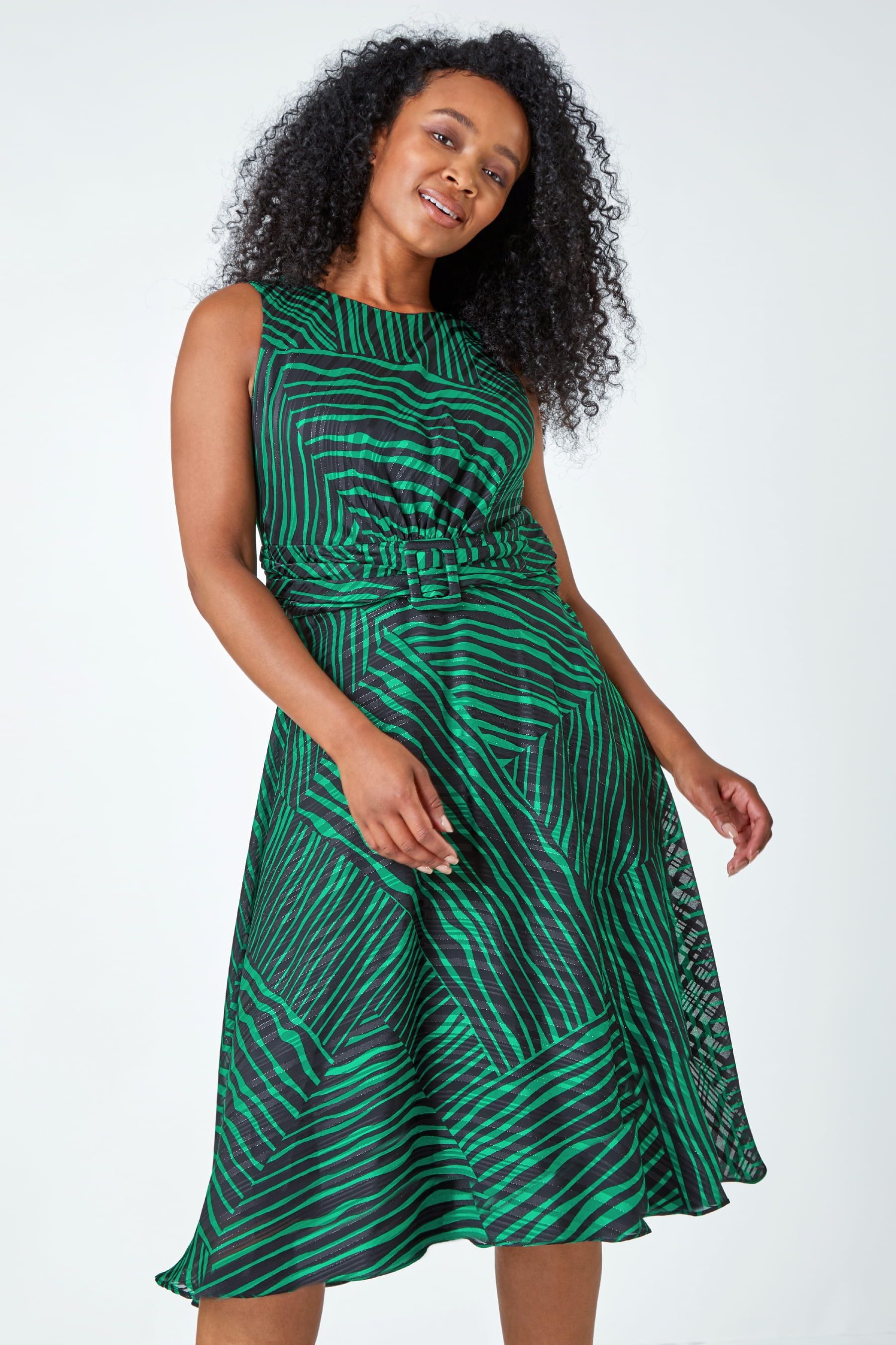 Fit and flare online petite cocktail dress