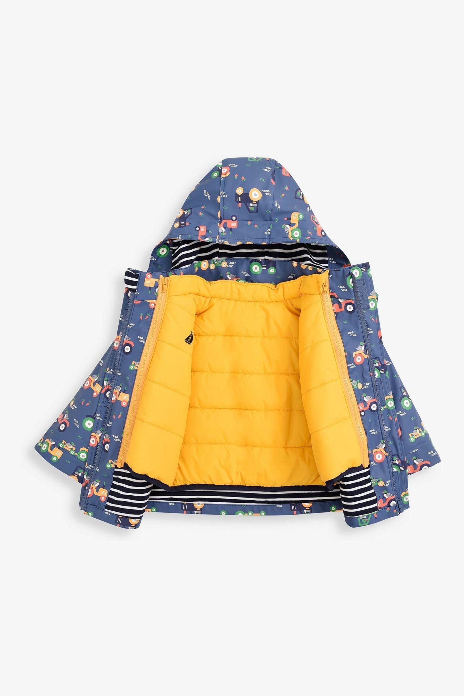 Buy JoJo Maman B b Blue Boys 3 In 1 Waterproof Jacket from the