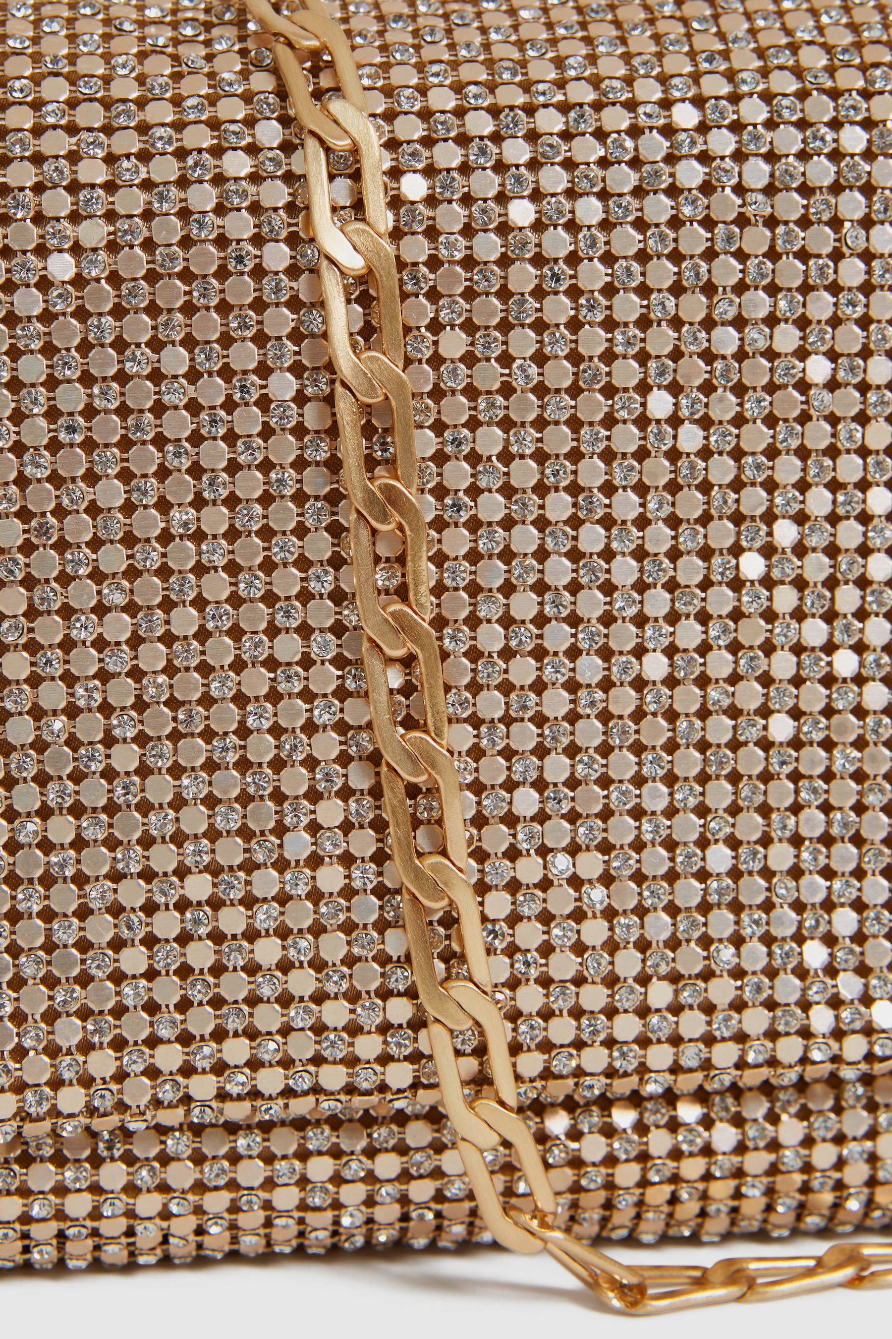 Gold store chainmail bag