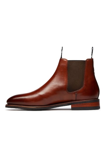 Oliver Sweeney Natural Lochside Calf Leather Chelsea Boots