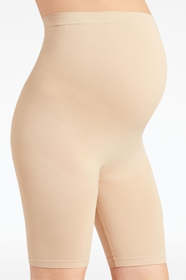 JoJo Maman Bébé Almond Dual Support & Slimming Maternity Shorts