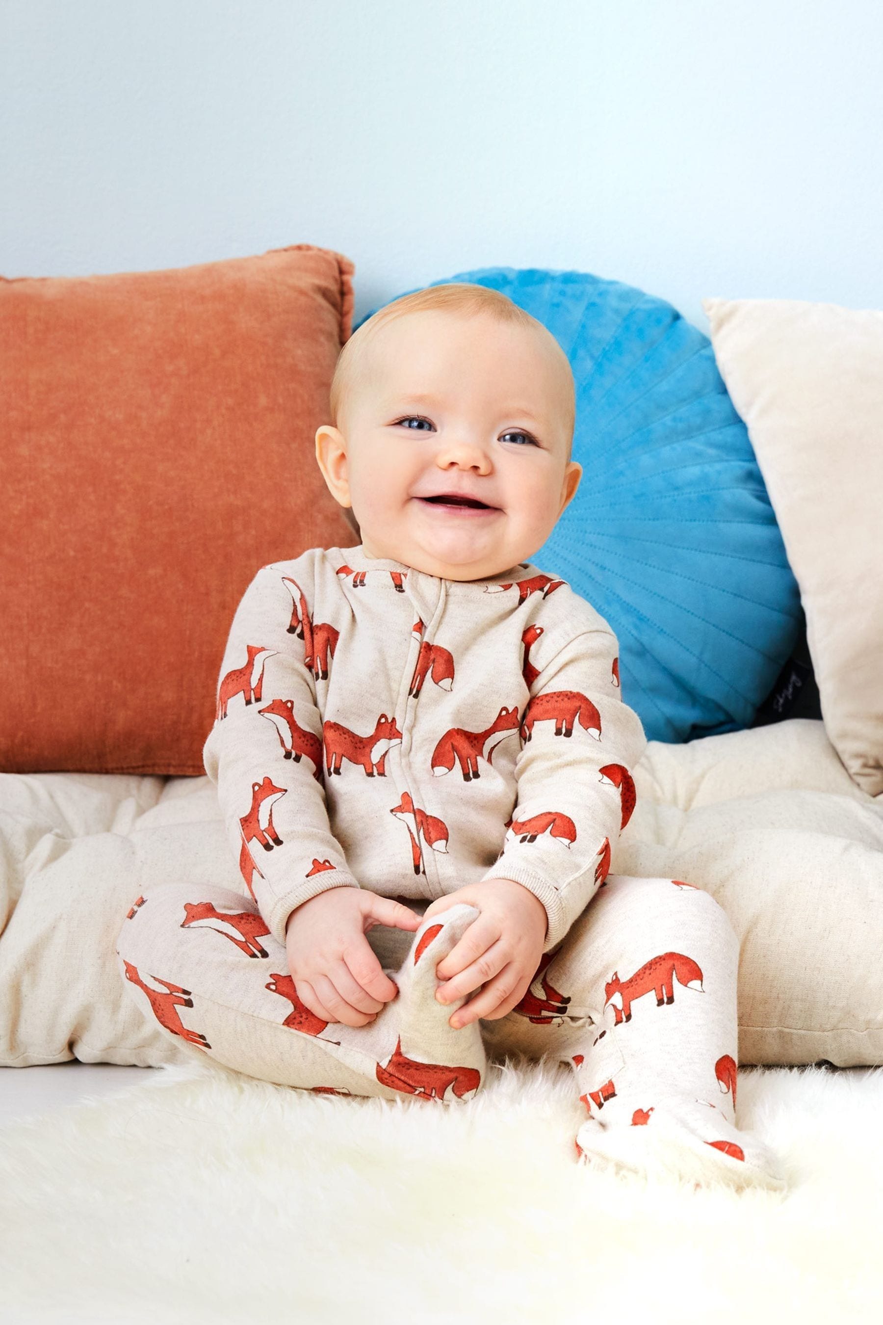 Jojo maman sale bebe fox sleepsuit
