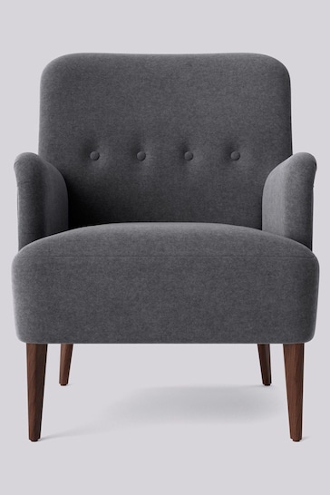 Swoon Smart Wool Anthracite Grey London Chair