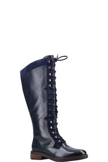 Hush Puppies Rudy Zip Up Lace Up Long Boots