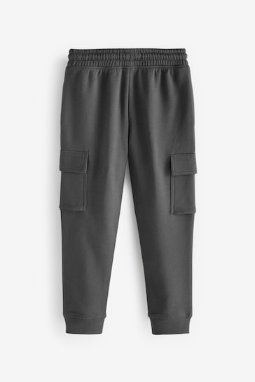 Charcoal Grey Cargo Cotton-Rich Joggers (3-16yrs)