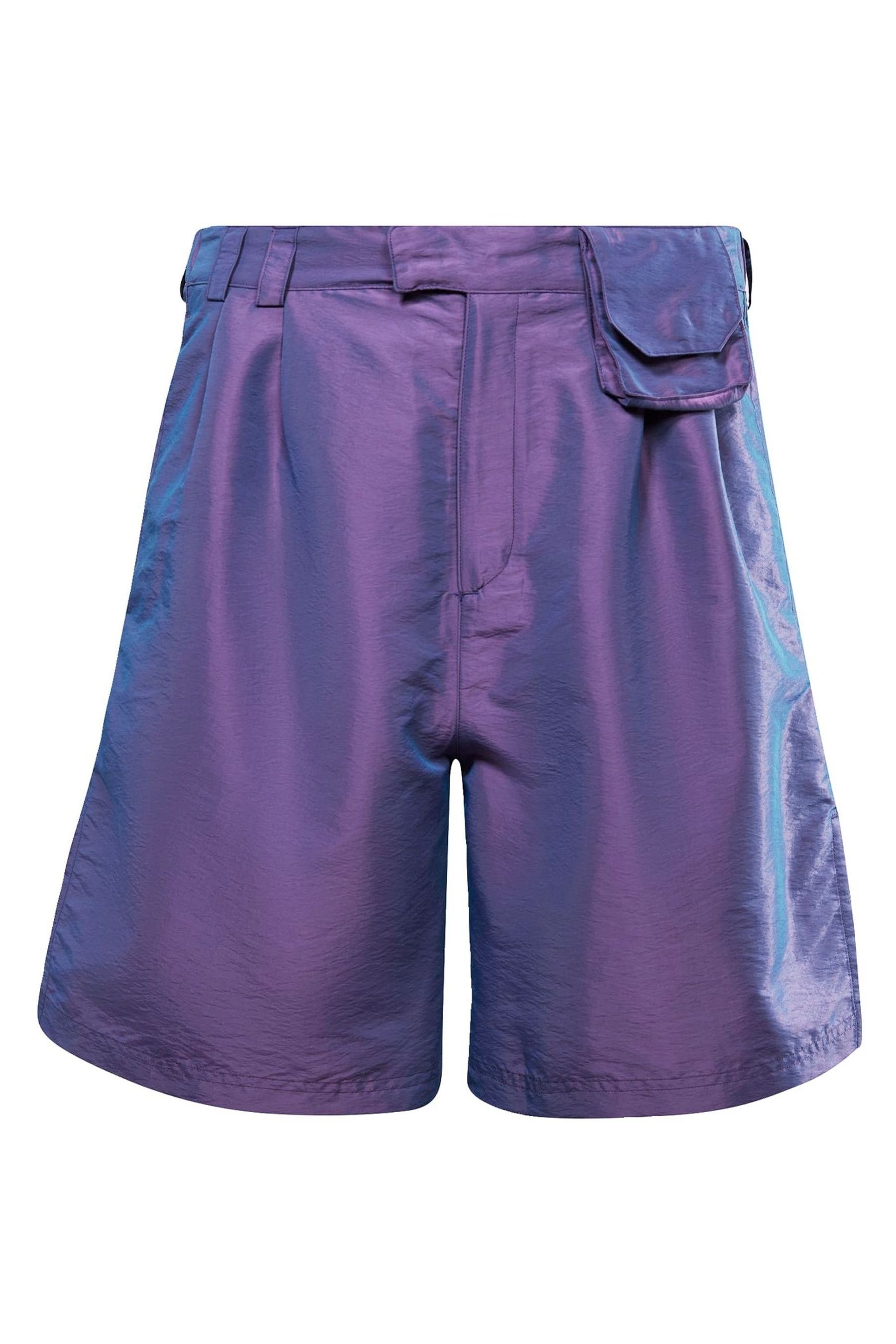 Reebok shorts sale mens purple
