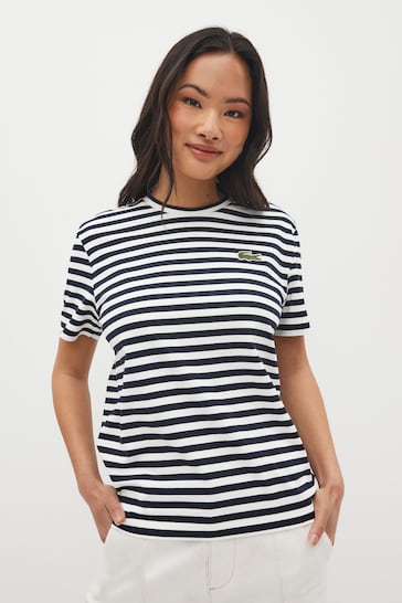 Lacoste Striped Oversized T-Shirt