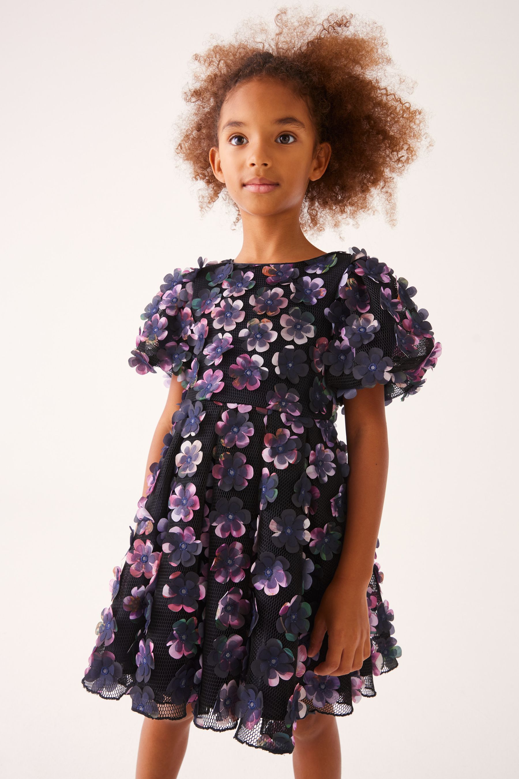 Ted baker navy floral dress outlet